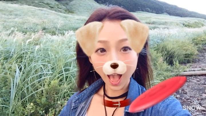 志摩夕里加のインスタグラム：「#仙石原 台風で風つよーい🌀🌪 #snow #箱根 #旅行 #トリップ」