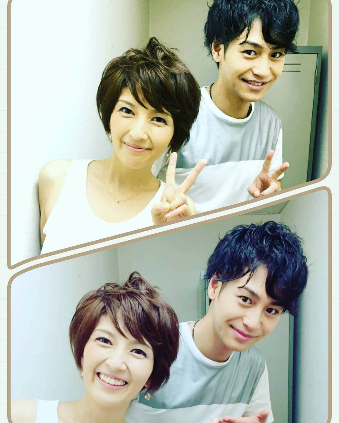 吉井怜さんのインスタグラム写真 - (吉井怜Instagram)「この間の#パラノイアサーカス  トークイベント時の記念撮影写真、 もういっちょ！ 同じ事務所のりょうちゃん！ #小澤亮太 #ホリエージェンシー  #江戸川乱歩 #小説家 #黒蜥蜴  #二人とも同じ方向に斜めポーズ  舞台本番にDVDにトークイベント、 それから、先日のCS朝日さんでの放送等々、 皆々様、本当にありがとうございました！！ #吉井怜 #amebablog #twitter #連動投稿」9月1日 14時47分 - rei_yoshii