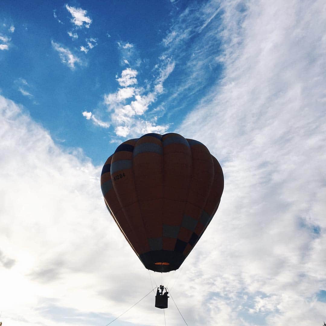 丹羽仁希さんのインスタグラム写真 - (丹羽仁希Instagram)「朝から気球に乗ってきました〜🤗 #気球」9月27日 8時23分 - __niki22