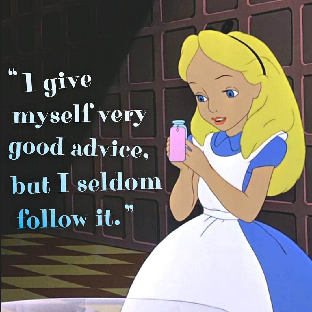 Disney Aliceのインスタグラム：「#TBT to the first time you watched the animated classic #AliceinWonderland.」