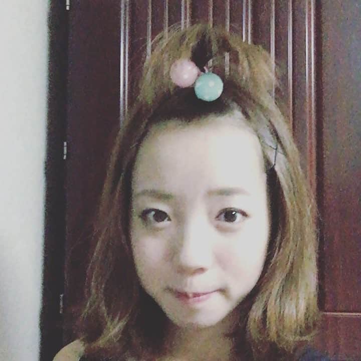 能登有沙のインスタグラム：「「断裁分離のクライムエッジ」初郷和ちゃんのお誕生日をお祝いして、和ヘアーにしてみた #断裁分離のクライムエッジ  #初郷和 #おでこ  #ぴょんぴょんぴょん」