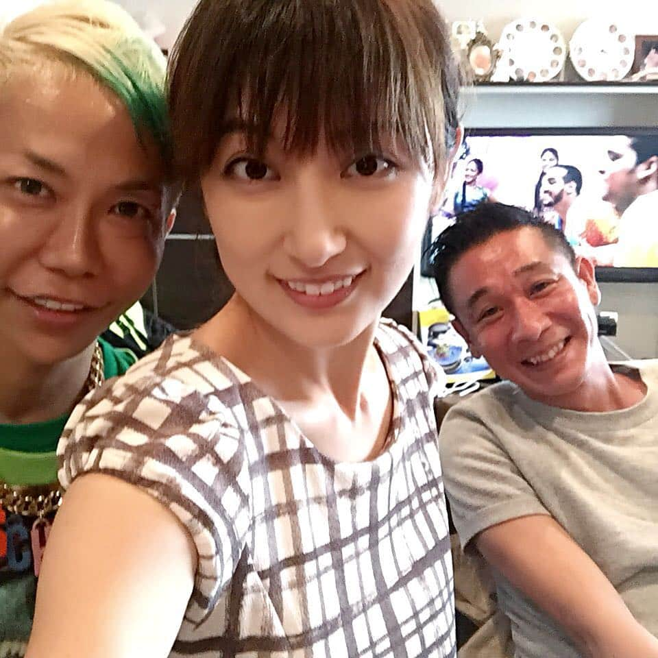 熊田曜子さんのインスタグラム写真 - (熊田曜子Instagram)「トシヤと矢部っちが遊びに来てくれたよ👦 かれこれ15年のお付き合い💗  #トシ子 #矢部っち #frends」9月9日 9時54分 - kumadayoko