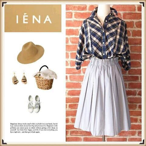 mbokのインスタグラム：「IENA イエナ ツイカボリュームプリーツスカート #コーデ #本日のコーディネート #今日の服 #スカート #IENA #イエナ #photo #auction #オークション #モバオク #コーディネート #写真 #ファッション #instapic #likes #洋服好きな人とつながりたい」