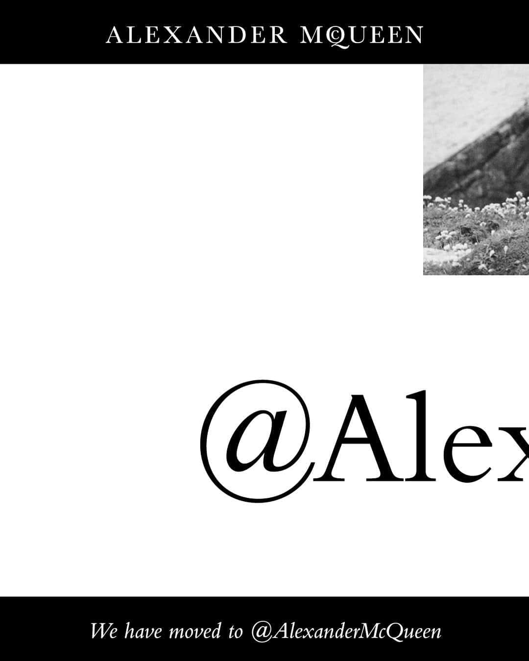 アレキサンダー・マックイーンのインスタグラム：「You can now find us @alexandermcqueen」