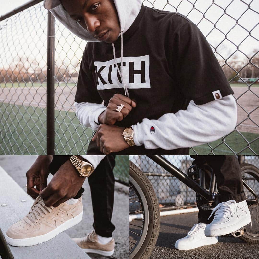 I.T IS INSPIRATIONさんのインスタグラム写真 - (I.T IS INSPIRATIONInstagram)「The most-anticipated A BATHING APE® x KITH / Ronnie Fieg collection, impressively demonstrated by American famous rapper Joey Bada$$. @joeybadass @bape_japan @bapestorehongkong #ithk #BAPE @hk_exit #exit #kith #ronniefieg #bapekith」9月16日 13時30分 - ithk