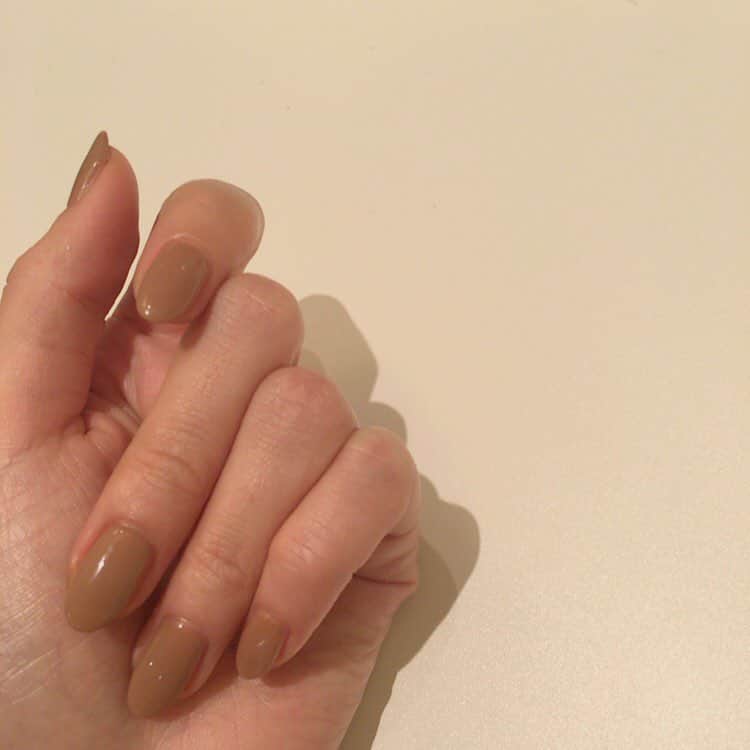 のインスタグラム：「秋色ネイル♡ お気に入り🙈🍃」
