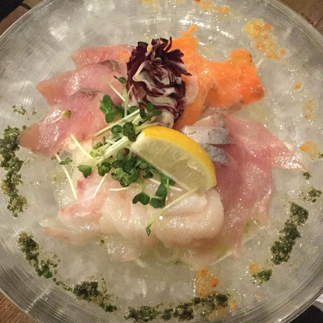 太宰ガロのインスタグラム：「カルパッチョ⍤⃝❤︎"」