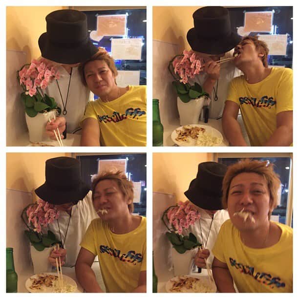 清水葉子さんのインスタグラム写真 - (清水葉子Instagram)「ヒロシさんとカズオミさんがいちゃいちゃしてたんで連写しときました。ごちそうさまでした。 #ROTTENGRAFFTY」9月20日 15時45分 - unlimits_yoko