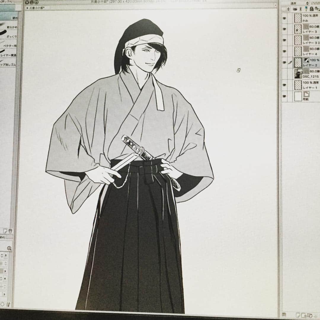 長池とも子のインスタグラム：「片倉小十郎重綱さま(^o^)」