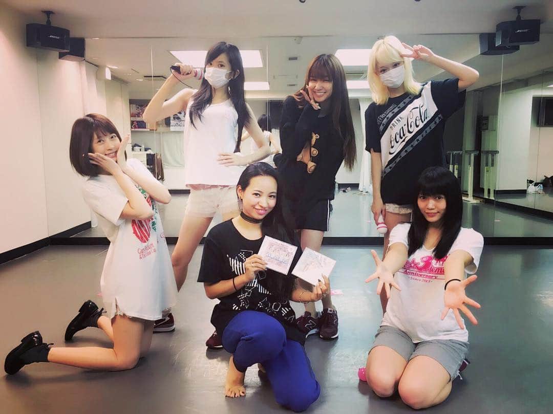 小泉遥のインスタグラム：「* Doll☆Elements × kae先生 💃💖💖 * #instagood #아이돌 #偶像 #idola #idol #ไอดอล #followme #selfie #happy #dollelements #どるえれ #member #cute #code #style #ootd #Japanese #girl #dance #teacher #CD #kae先生 #Lesson」
