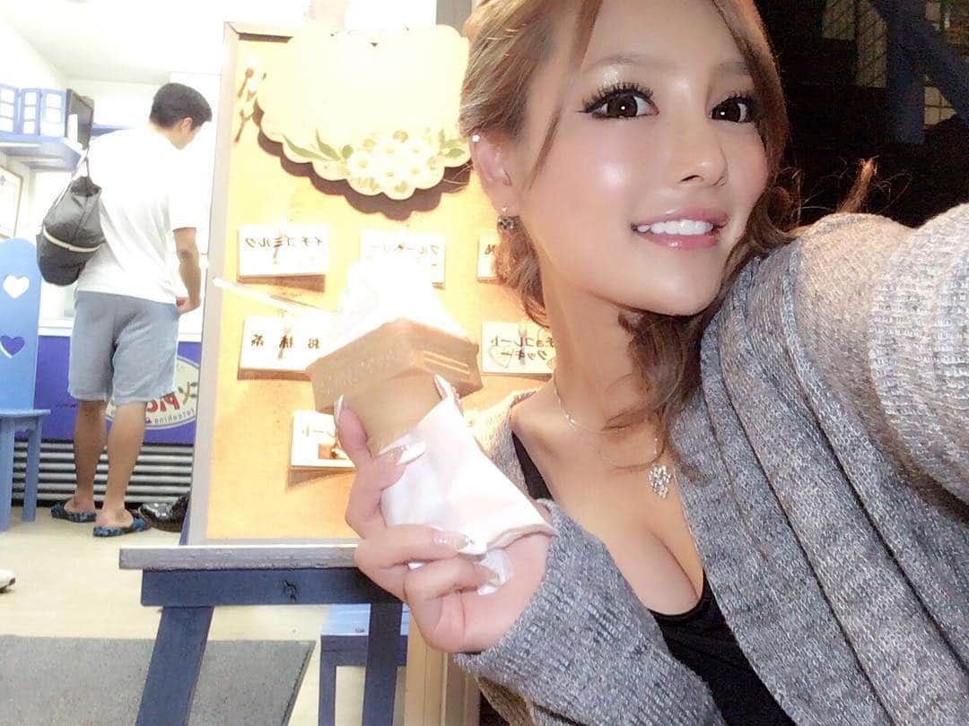 葉月芽生さんのインスタグラム写真 - (葉月芽生Instagram)「だいすきなアイスクリーム♡ #牛乳#ジェラテリアピッコ#六本木」9月21日 18時16分 - mei_hazuki