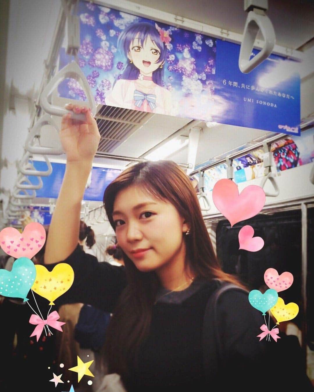 三森すずこのインスタグラム：「UMiiii🤗🤗 #mimori #mimorisuzuko #suzuko #三森すずこ #園田海未 #umi」