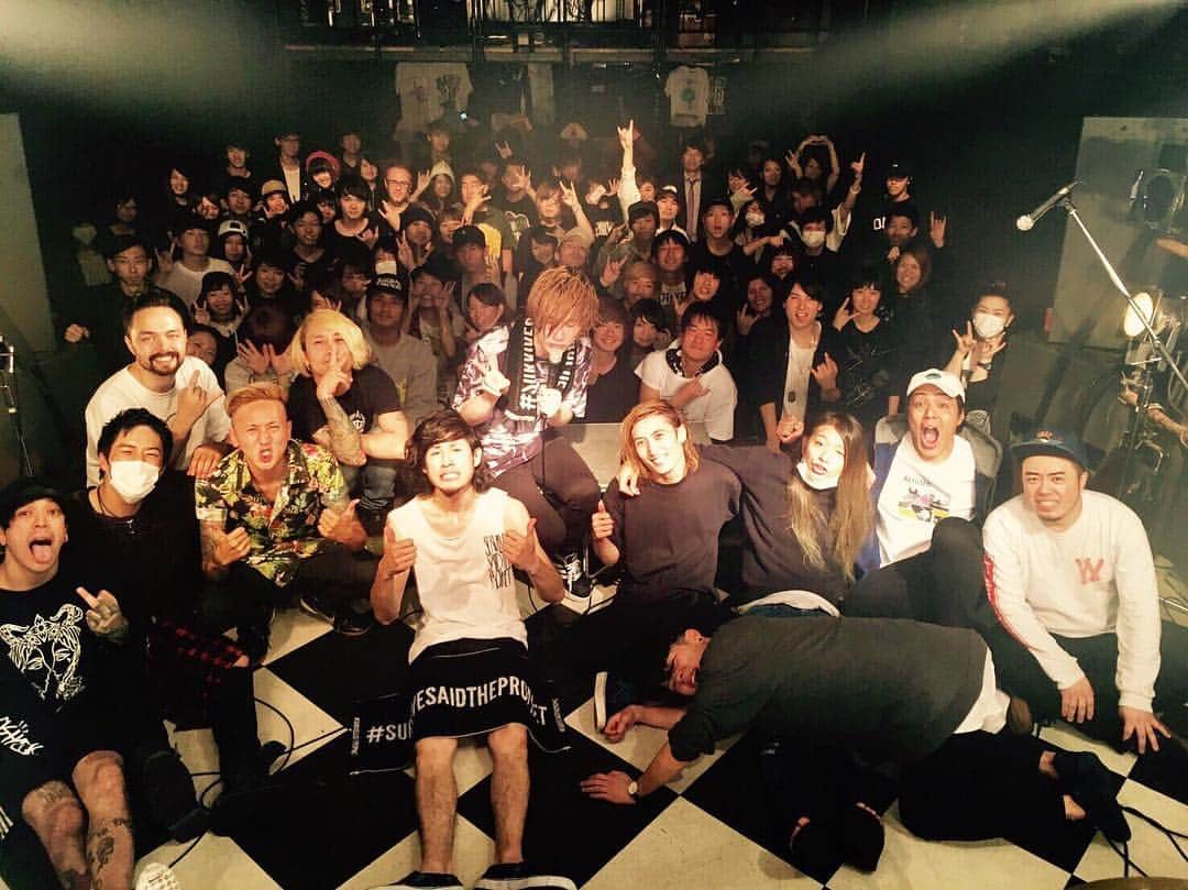 LOSTのインスタグラム：「21日の渋谷CYCLONE皆様ありがとうございました！ @kyhomg_jpn 誘ってくれてありがとう。新潟でのファイナルもがんばれ！！！！！！」