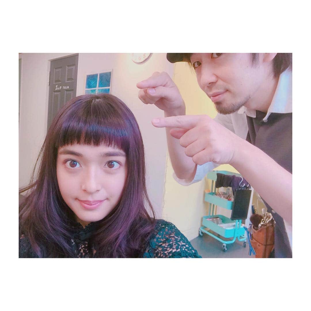 矢作穂香さんのインスタグラム写真 - (矢作穂香Instagram)「Made bangs☺️ Thank Matsuoka san~ How is my new hair style?♡」10月23日 20時26分 - honoka_yahagi