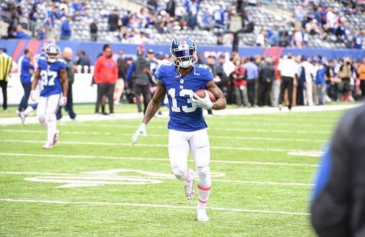 オデル・ベックハン・ジュニアのインスタグラム：「stay humble ❄️ #obj #nyg」