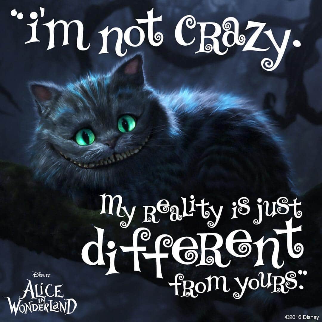 Disney Aliceのインスタグラム：「#TBT to 2010’s #AliceInWonderland and one crazy cat.」
