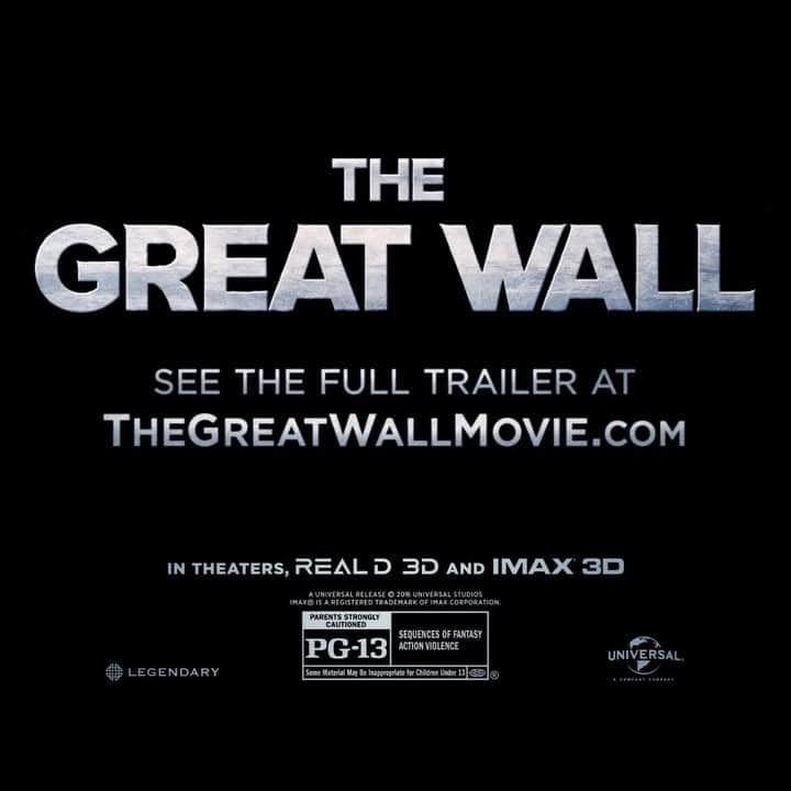 ジン・ティエンのインスタグラム：「Take a look at @thegreatwallmovie trailer! #NYCC #TheGreatWall」