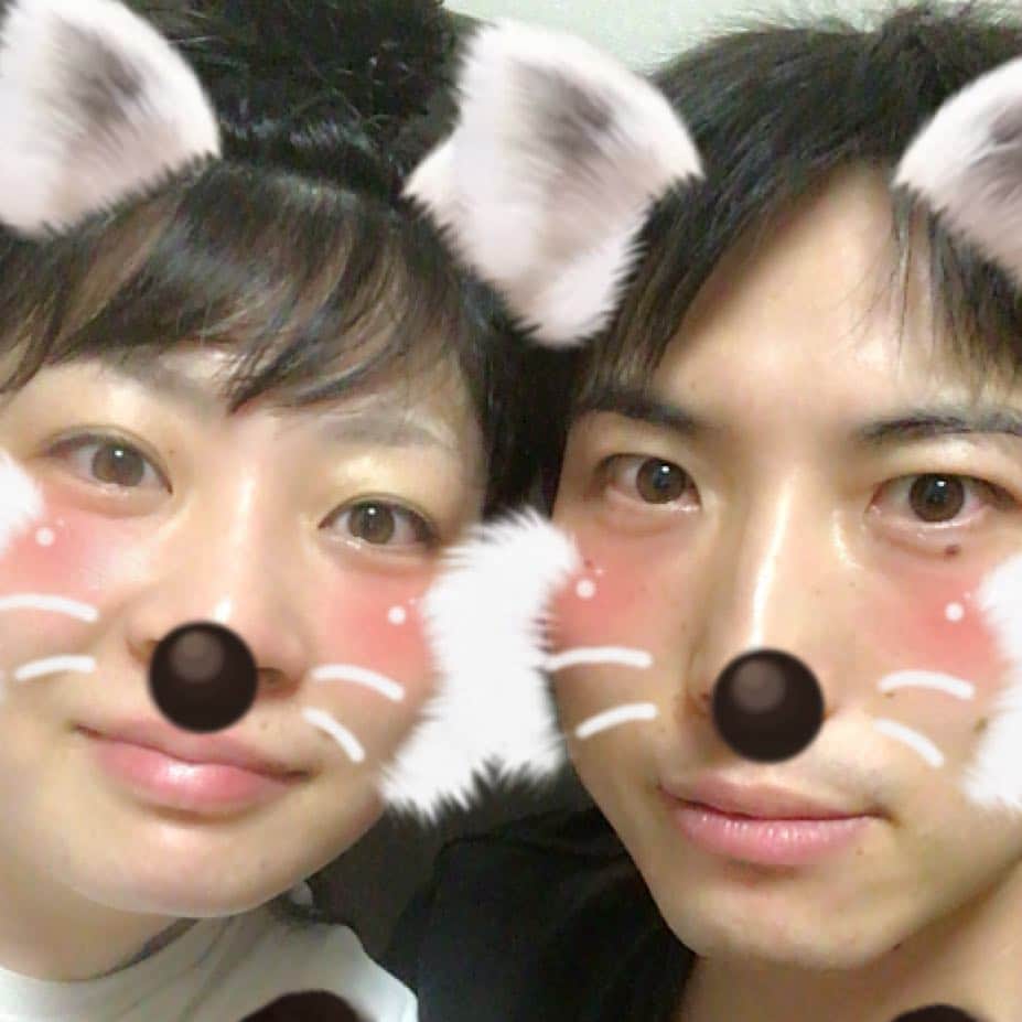 中屋敷法仁のインスタグラム：「【私生活】今日10/10は愛する妻との結婚記念日なんだから！流行りのアプリでふざけることをお許しください！結婚7年目に突入！うぇーい！ #me #enjoy #happy #love #wife #family」