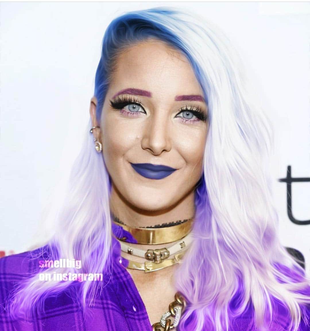 ジェナ・マーブルズのインスタグラム：「This edit is so sick grab me right by the pussy I want these colors in real life.」