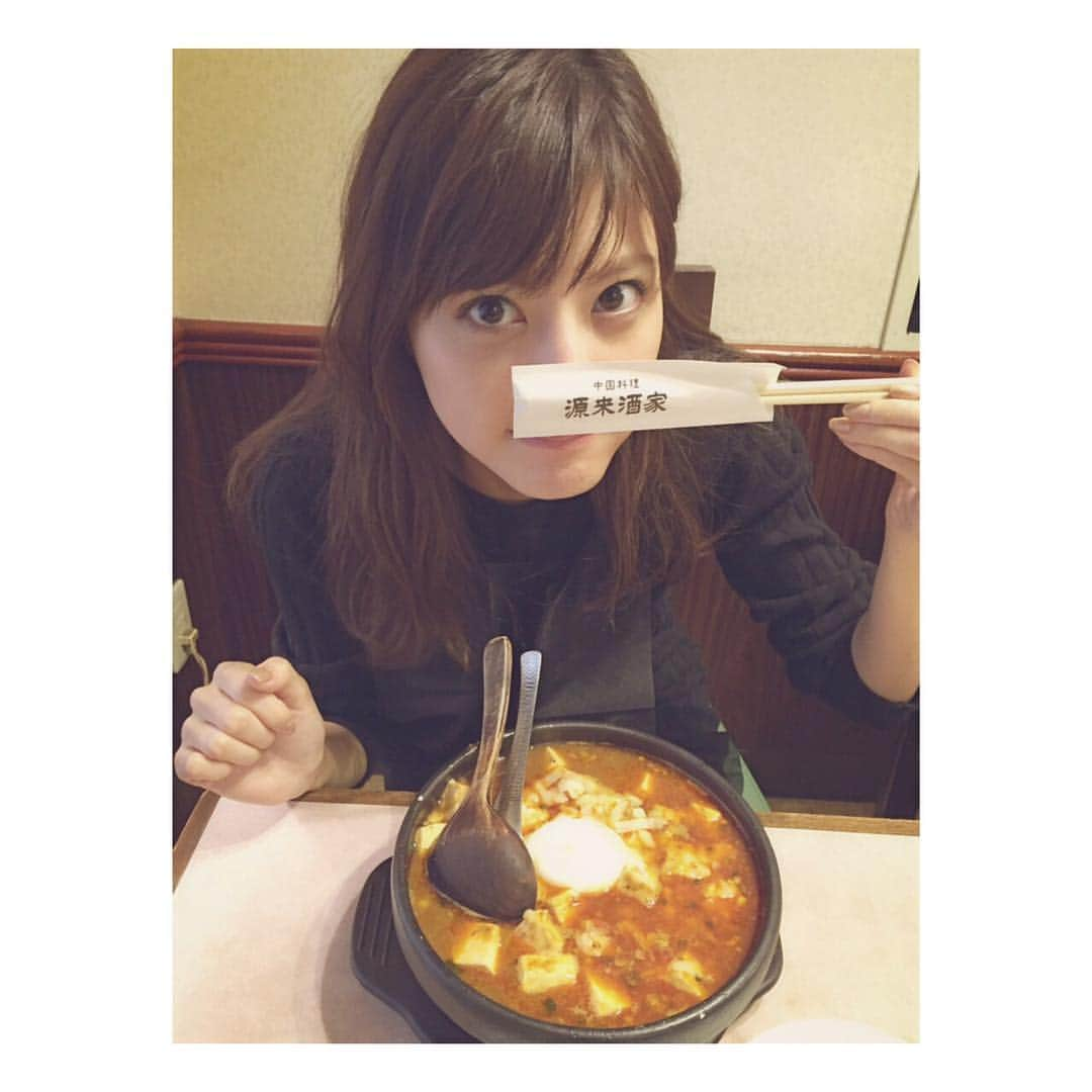 佐藤ありささんのインスタグラム写真 - (佐藤ありさInstagram)「久しぶりの麻婆麺🍜 あ、でも今日は初めてのカレー麻婆麺ー！」10月10日 18時43分 - satoarisa920