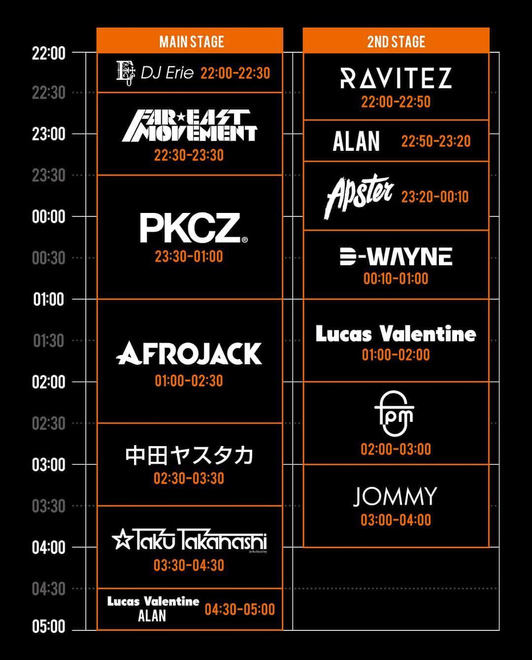 U・F・Oのインスタグラム：「【D-3】TIME TABLE👽 U・F・O -ELECTRIC HALLOWEEN- MIXed by PKCZ®︎ 2016.10.15 sat MAKUHARI MESSE  @pkcz_official  #PKCZ #UFOHALLOWEEN2016 #HALLOWEEN #ハロウィン」