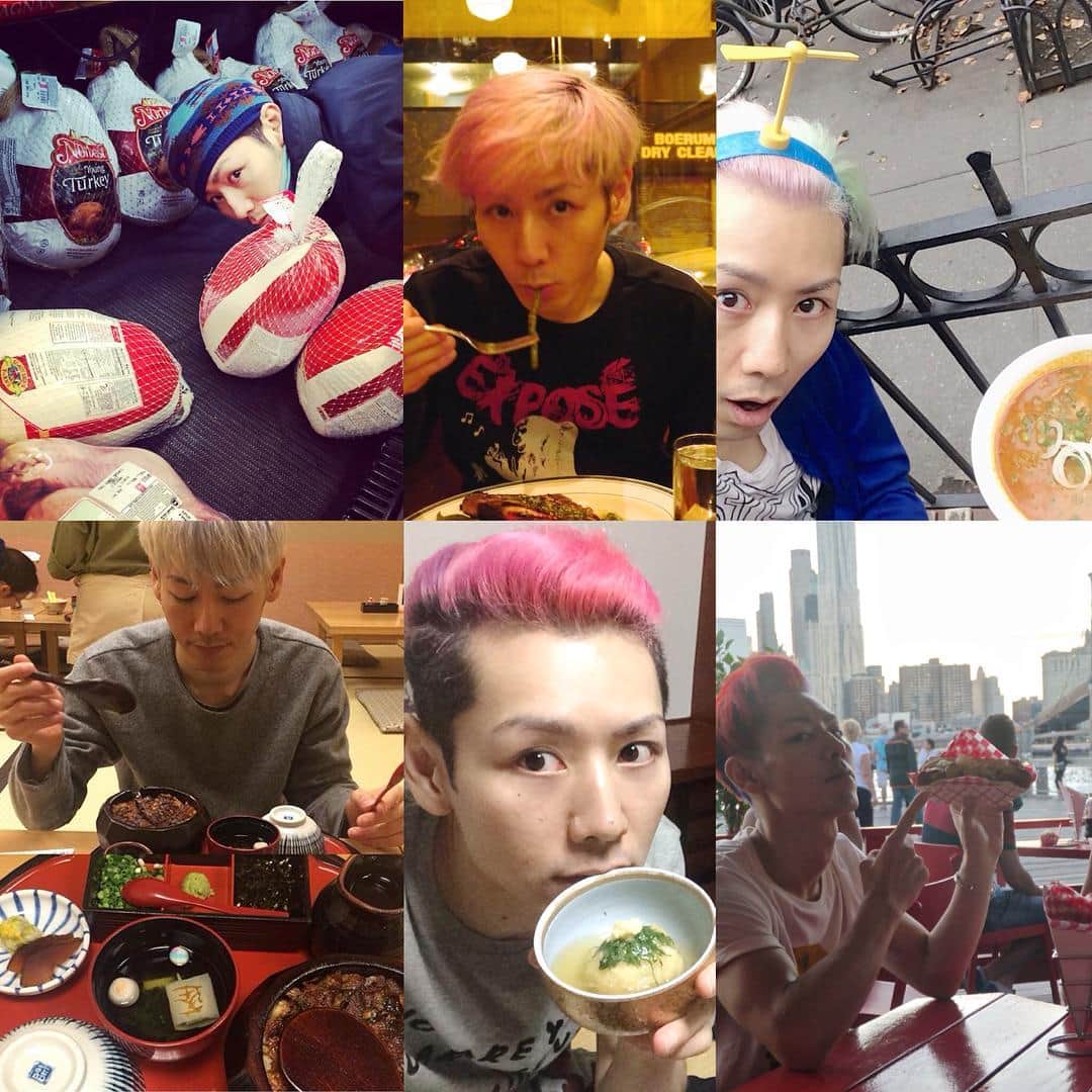 小林尊のインスタグラム：「#KOBIeats 🍱🍈🍜🍡🍖🍟🍦🍛 #フードファイターの食事  #Makan #Lokanta #Yemek 和食、ベトナミーズ、アメリカンetc. マンハッタンとブルックリンブリッジを眺めながらのホットドッグはさいこうー！  #フードファイター」