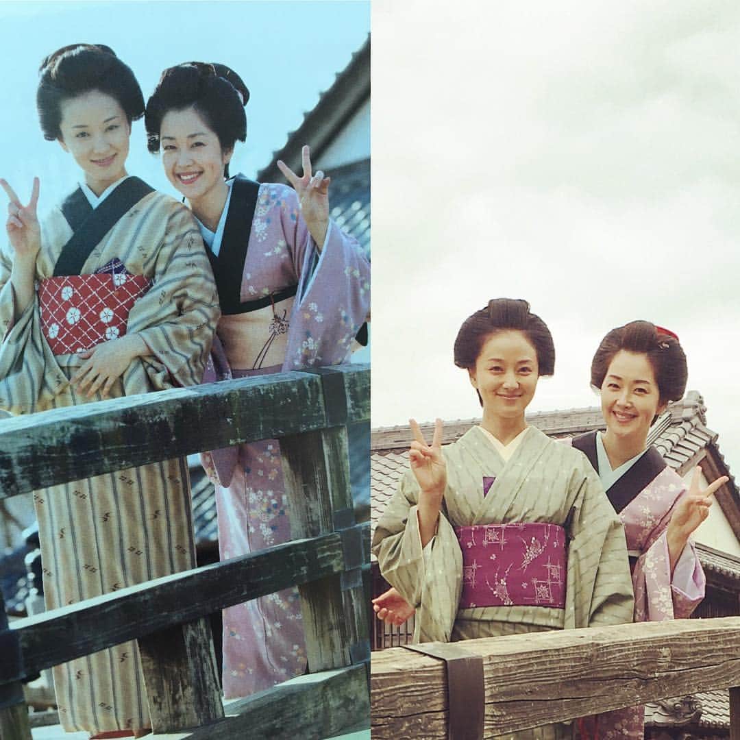 笛木優子のインスタグラム：「正月時代劇 陽炎の辻　完結編  2007年に始まったシリーズ シリーズ3終了から7年ぶりに撮影しました！  7年前の私たちと今の私たち！！💕笑  #陽炎の辻#中越典子  ちゃん#奈緒#おこん#磐音#居眠り磐音 #居眠り磐音江戸双紙」