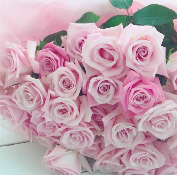 泉里香さんのインスタグラム写真 - (泉里香Instagram)「#pinkpinkpink ❣️ これだけピンクだと 可愛すぎて惚れる😳🌹💕 #薔薇」10月14日 20時49分 - rika_izumi_