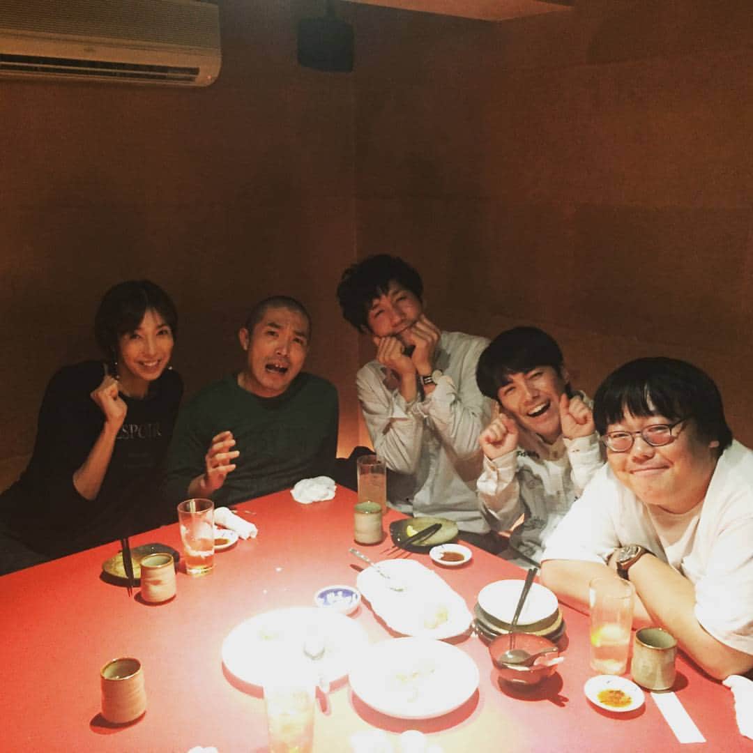 のインスタグラム：「キングオブコントのファイナリスト反省会(笑)タイムマシーン3号さん、ラブレターズさんと！もやは大林JAPANの定例会󾬌」