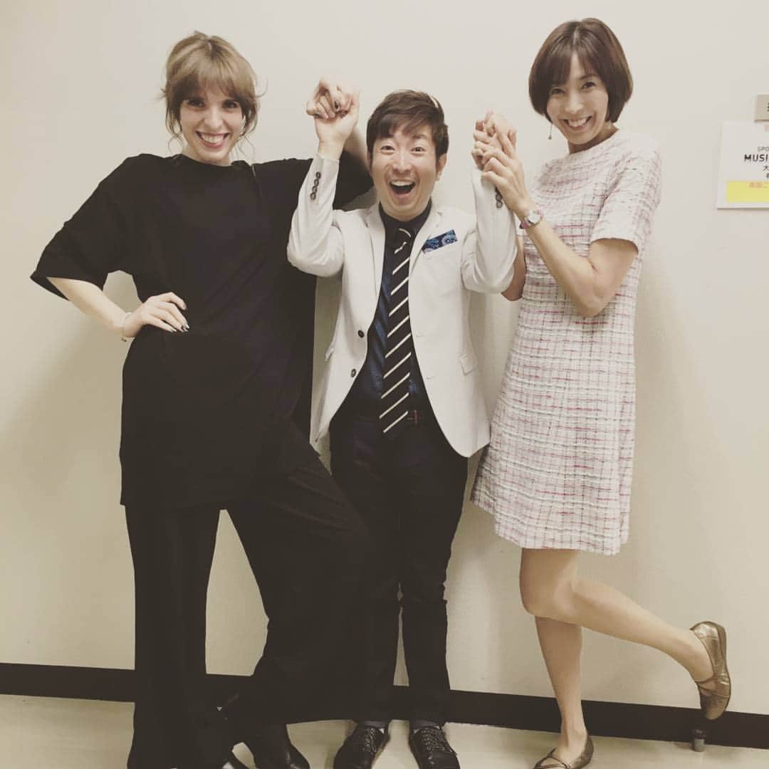 大林素子さんのインスタグラム写真 - (大林素子Instagram)「スポーツオブハートのＭＣチーム👍ありこんさんとIVANさん」10月15日 12時28分 - motokoobayashi