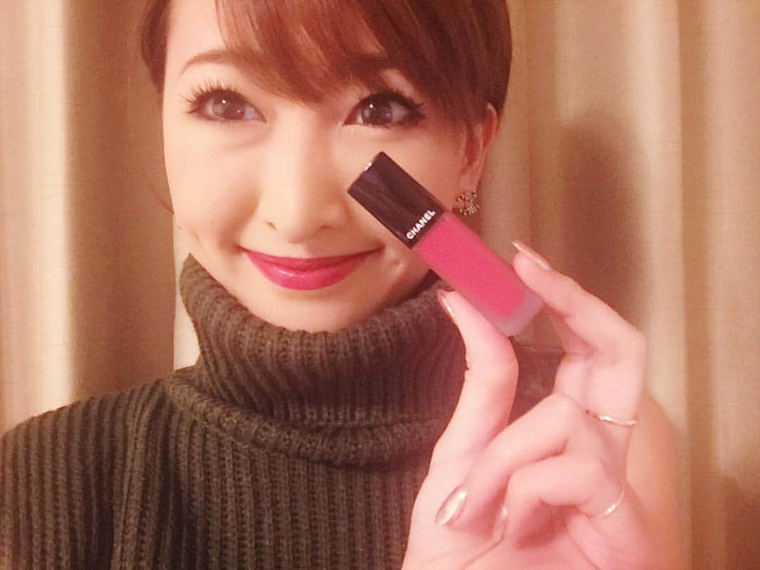 のインスタグラム：「秋らしいマットLip💋唇を染め上げるような新質感♥これはすごい😂まみちゃんありがとー❤️愛用してるよ♥ #CHANEL#ルージュアリュールインク#150#リュクシュリアン#Lip #beauty#love#happy#japan#instadiary#instaphoto#l4l#like4like#fashionpost#fashionable#photo」