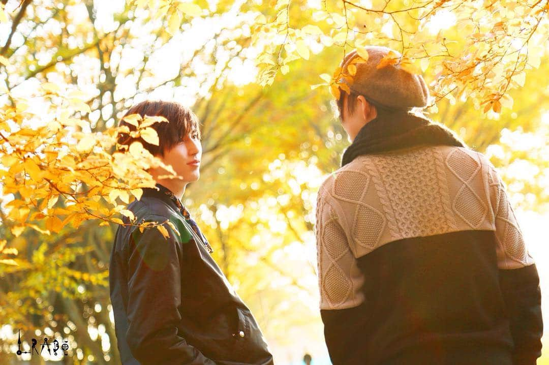 田川大樹のインスタグラム：「浴びるくらいの秋光  #兄弟 #弟 #natural #portrait #tbt #autumn #brother #紅葉 #秋　#田川大樹 #石原プロ」