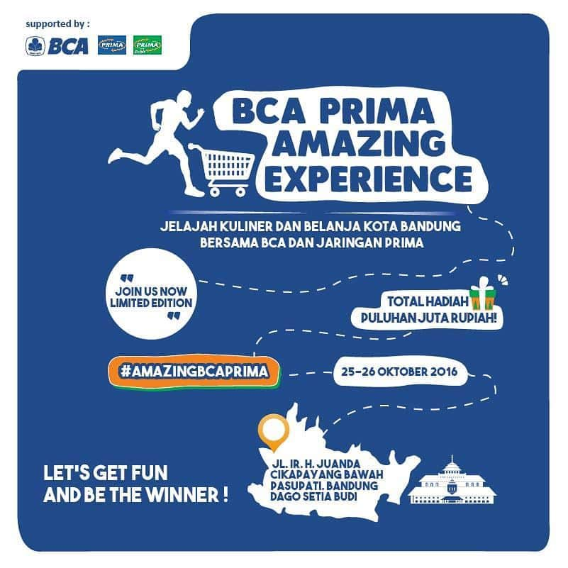 B Blogのインスタグラム：「Hi Bloggers,  BCA dan Jaringan Prima sedang mengadakan acara BCA Prima Amazing Experience di Bandung yang sudah memasuki hari ke dua.  Di acara ini tidak hanya ada perlombaan antar grup blogger tetapi ada pula experience dengan Jaringan Prima di sekitar Bandung.  Ingin tahu keseruan acara ini? Bisa cek di #AmazingBCAPrima loh!」