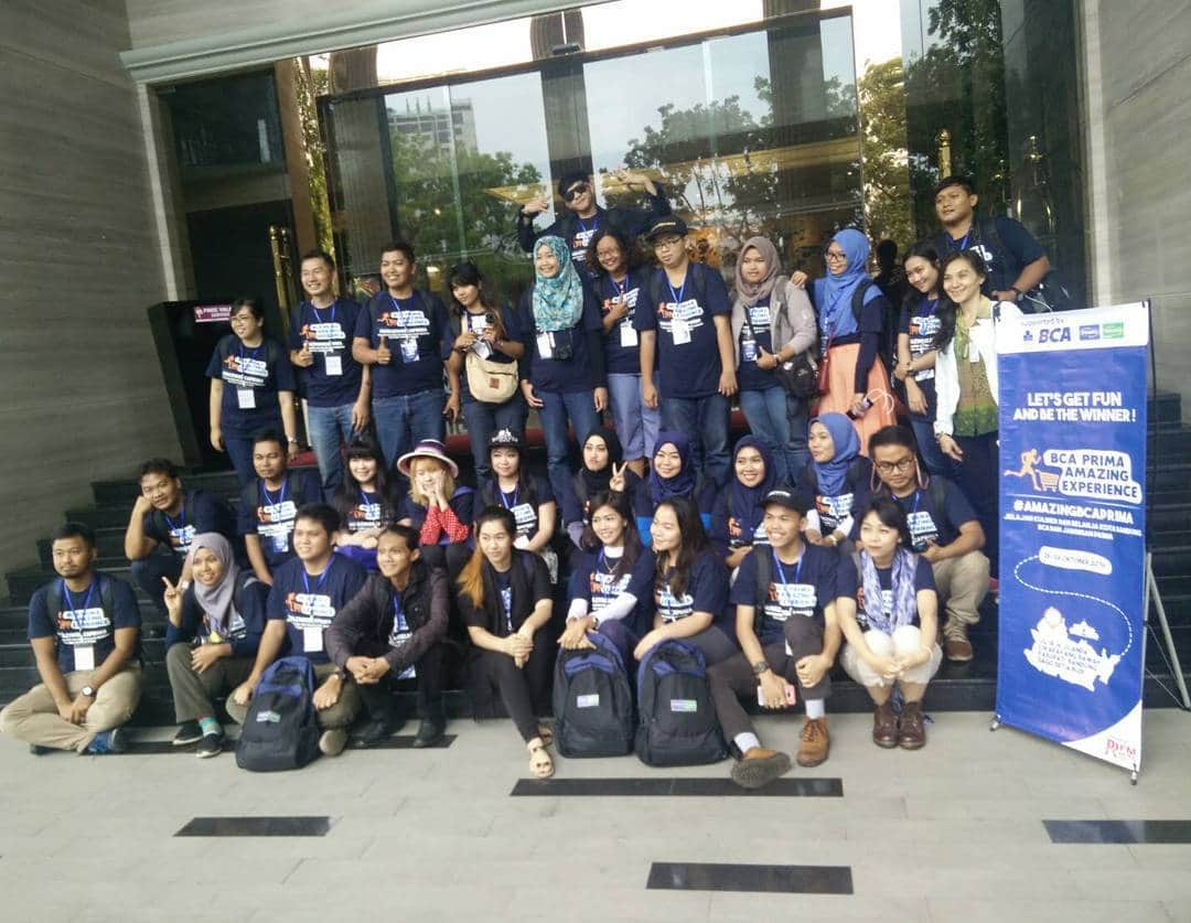 B Blogのインスタグラム：「BCA PRIMA AMAZING EXPERIENCE hari 1 di mana para blogger siap untuk jalanin semua misi yang ada.  #AmazingBCAPrima」