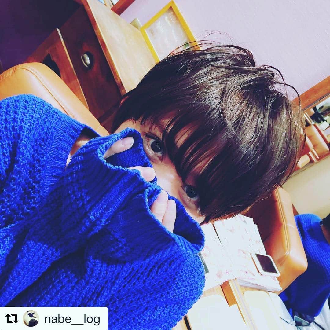はねゆりのインスタグラム：「#Repost @nabe__log ・・・ はね君💇  ショートがバシッと決まった時の気持ち良さったらないよね✨  最高の時間をありがと😆  #はねゆり」