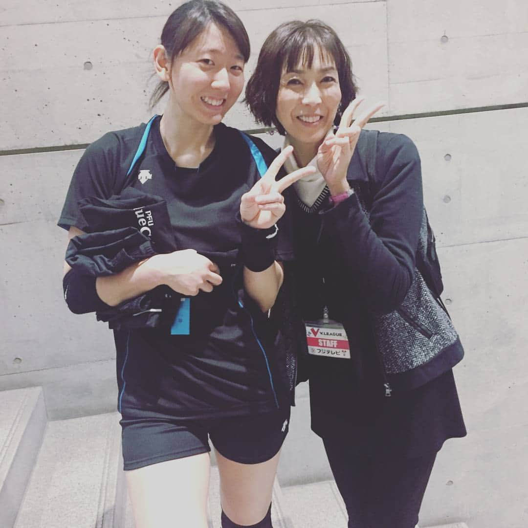 大林素子さんのインスタグラム写真 - (大林素子Instagram)「えばと！江畑幸子選手󾬌」10月29日 13時31分 - motokoobayashi