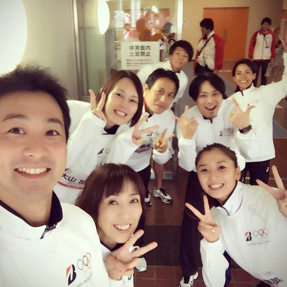 大林素子のインスタグラム：「オリンピアン、パラリンピアンと！ 小平ブリヂストンにて」