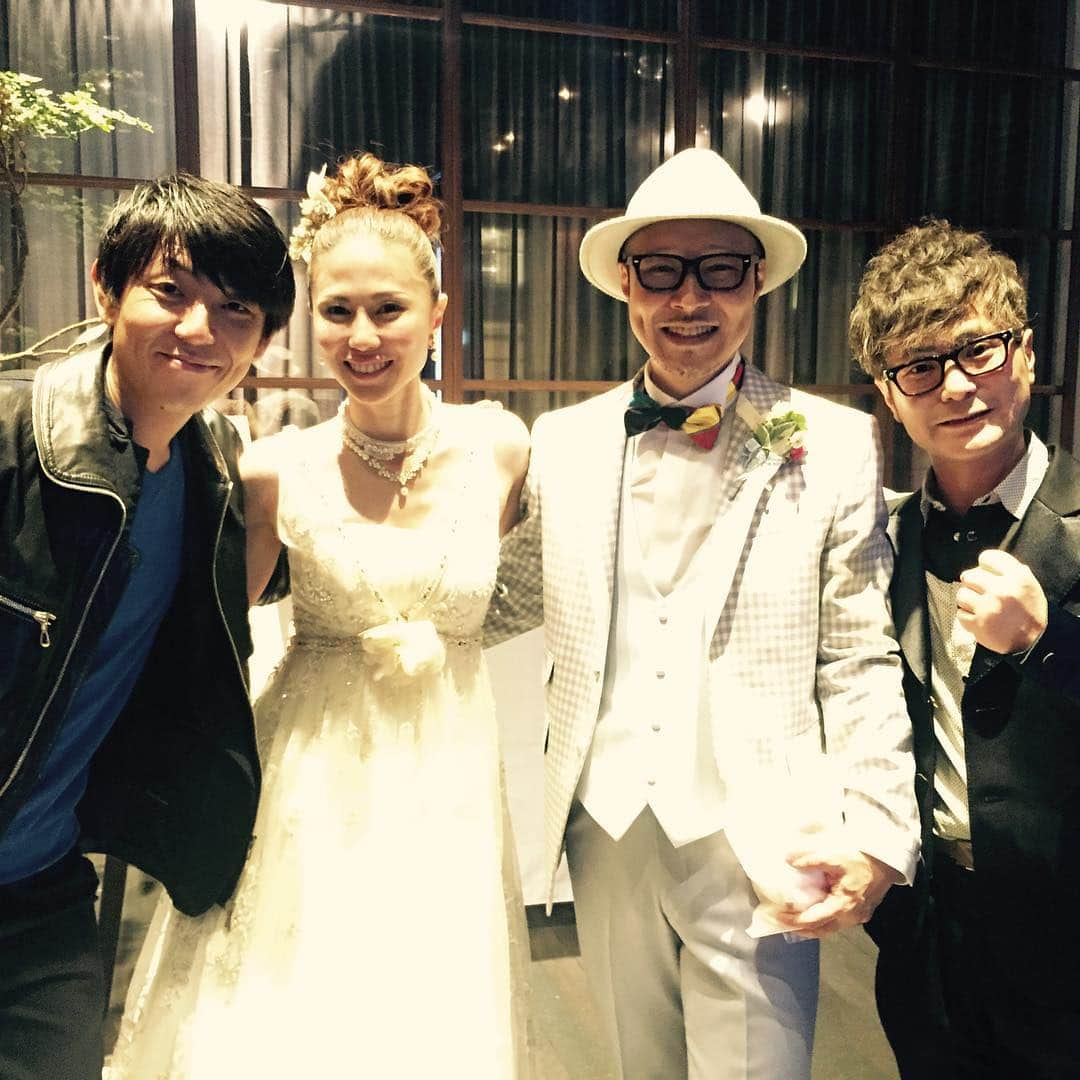 入江慎也さんのインスタグラム写真 - (入江慎也Instagram)「MAX NANAさん CHINOさんの結婚パーティー  #MAX NANAさん #CHINOさん #アンバランス黒川さん #CHINOさんには専門学校時代に授業を習っていた #学校の先生 #お似合いなお二人 #素敵なパーティー」10月31日 14時44分 - oreirie0408