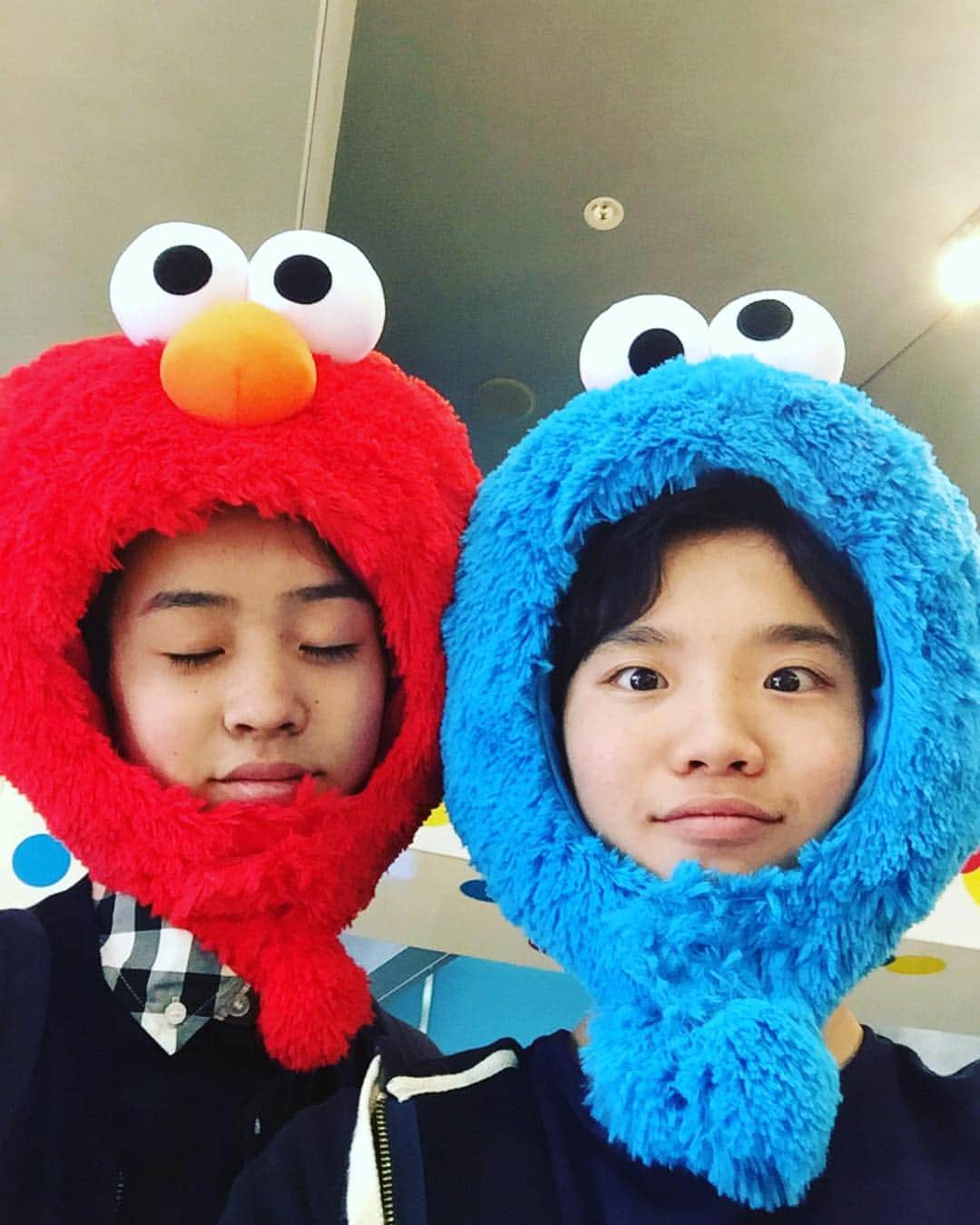 のインスタグラム：「エルモとクッキーモンスター #ハロウィン」