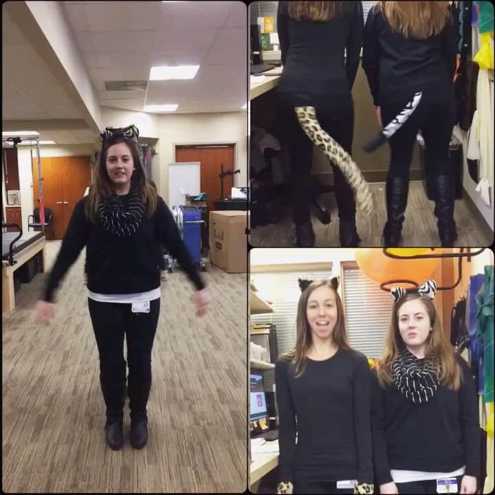 キミー・マイズナーのインスタグラム：「Halloween at Hopkins #thriller #workinghard @shannenlebrun @lizzy_1123」
