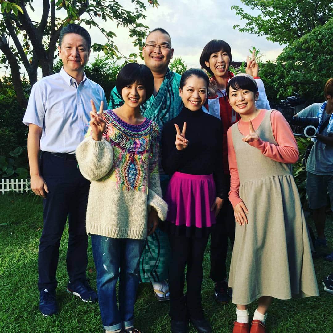 大林素子のインスタグラム：「NHK受信寮の人々👍スポットミニ番組 振分親方、黒鳥結菜さん、鈴木明子さんらと、楽しい󾬌撮影でした」