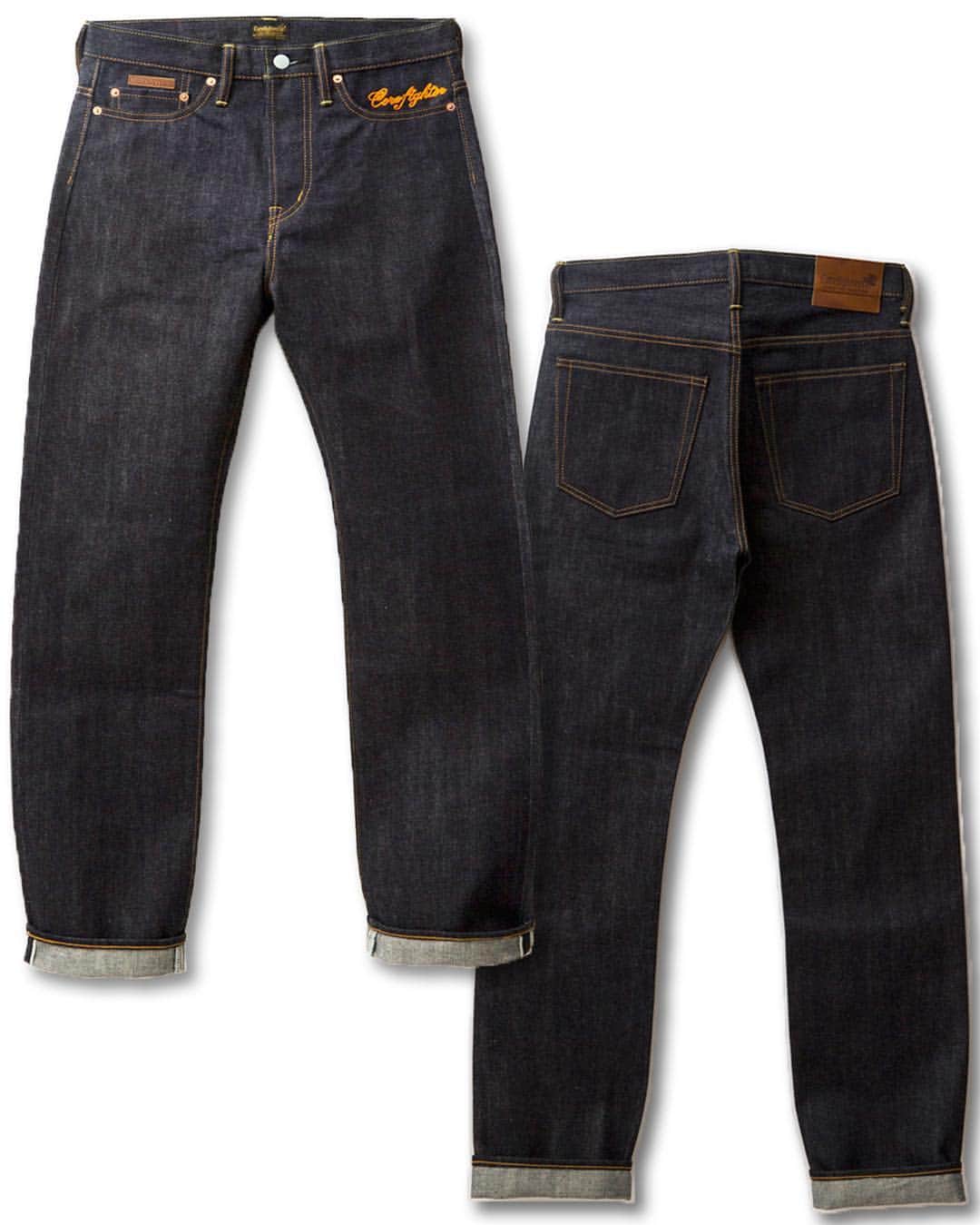 コアファイターのインスタグラム：「. LOGAN2 Col: 14oz Rigid Material: Cotton 100%  #corefighter #corefighterco. #losangeles #コアファイター #la #ca #California #LOGAN2 #rigiddenim #denim #indigodenim #indigo #straightdenim」