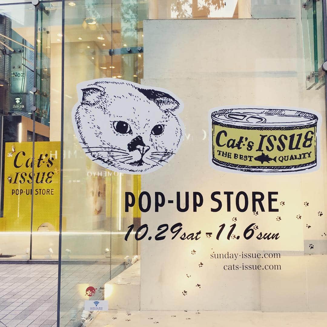 坂本美雨さんのインスタグラム写真 - (坂本美雨Instagram)「Cat's ISSUE POP-UP STORE @ ユナイテッドアローズ渋谷公園通り店、あっという間に、明日までに。 街でコムタンセーター見かけたらぜったい話しかけちゃうな（笑） @catsissue #catsissue」11月5日 17時37分 - miu_sakamoto