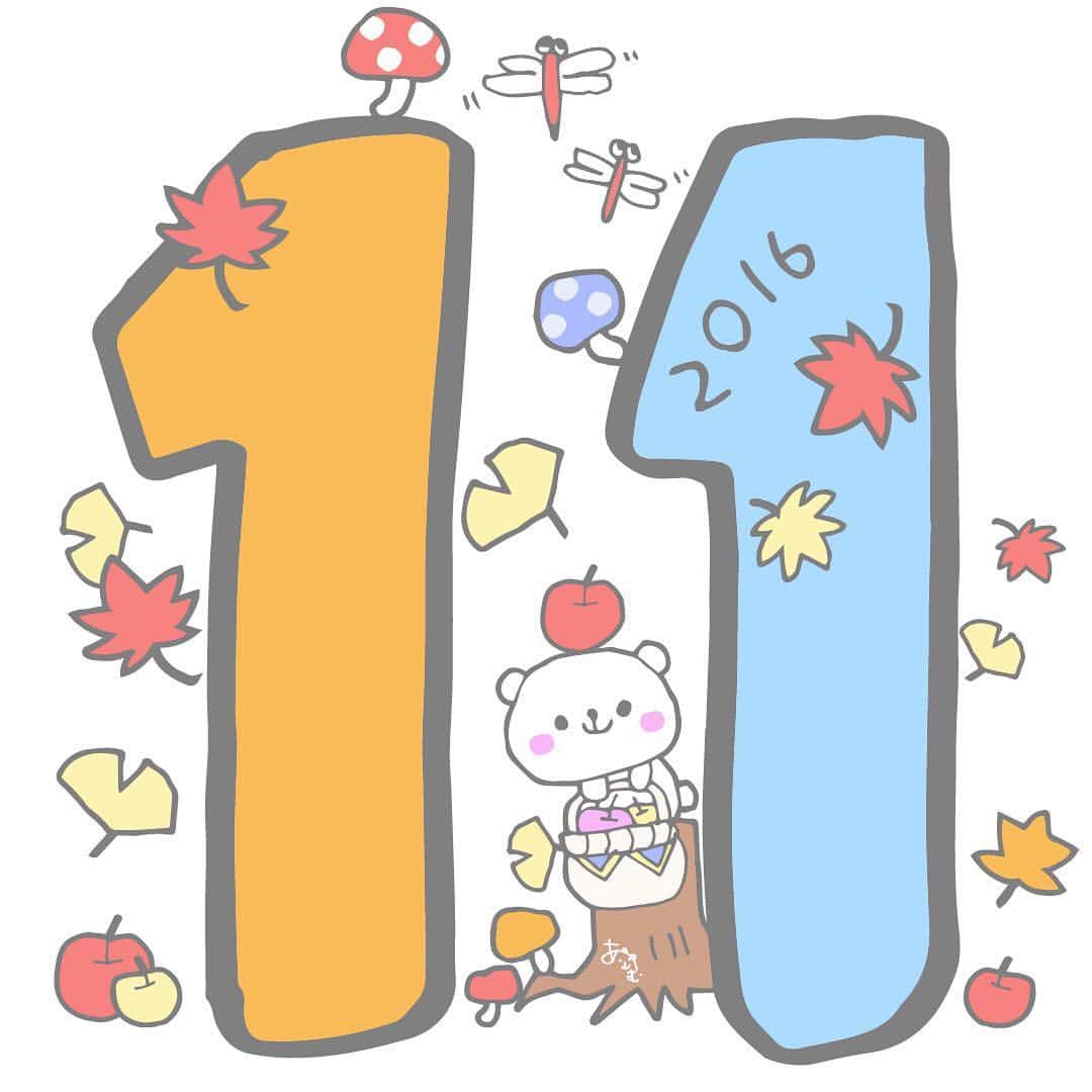 愛あむのインスタグラム：「もうすっかり秋ですね♡ 美味しいものが多くて困ります。笑  It is already a autumn ♡ I am in trouble with many delicious food. Lol  #11月  #november  #20161105 #紅葉 #もみじ #秋 #イチョウ  #紅葉狩り  #トンボ #illust #illustration #kawaii #イラスト #絵 #drawing #絵日記 #mydrawing #cute  #art #instaart #落書き #ゆめかわいい #パステル #paint #illustrator #painting #instadraw #sketch #kawaiiart」
