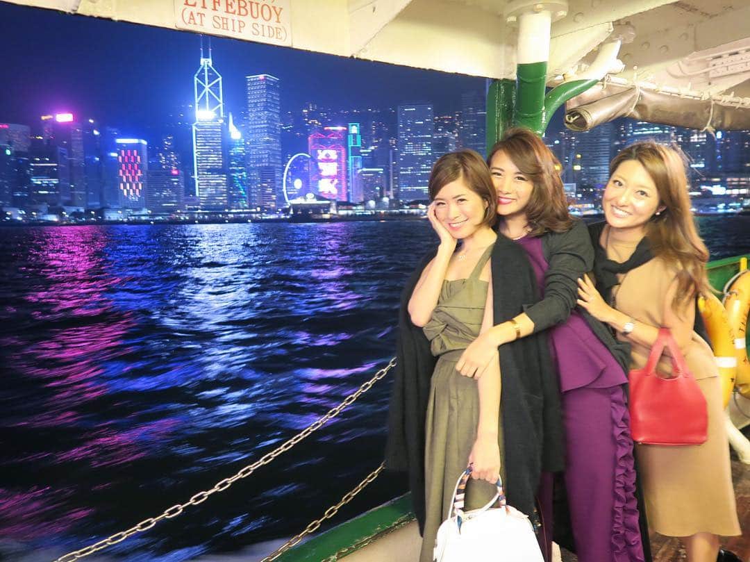 Mai Wakimizuさんのインスタグラム写真 - (Mai WakimizuInstagram)「香港在住のさっちゃんがガイドさん♡九龍サイドから香港島へはスターフェリーで移動＼(^o^)／香港の夜景が一望出来ました♡ #hongkong#victoriaharbour」11月6日 0時04分 - wakkin__m