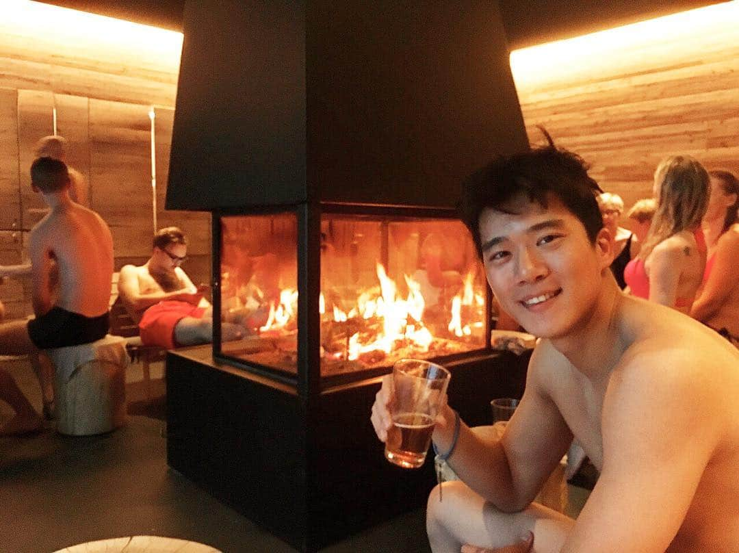 ハ・ソクジンさんのインスタグラム写真 - (ハ・ソクジンInstagram)「#❄️ #♨️ #🍺」11月6日 18時37分 - haseokjin