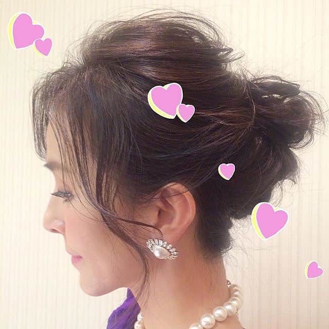 杉本彩さんのインスタグラム写真 杉本彩instagram ヘアメイクアップアーティストの長井かおりさんをrepost 彩さん ルーズなアップスタイル ドレスアップした日にぴったりですが このヘアスタイルは意外とデイリー使いも