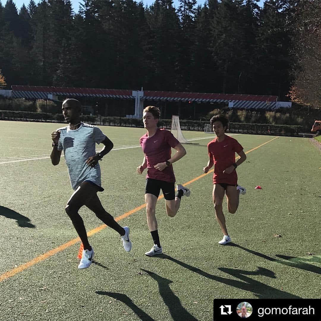 大迫傑さんのインスタグラム写真 - (大迫傑Instagram)「Great workout with @gomofarah and @_ericjenkins  #workout #ワークアウト #nike #nikerunning」11月9日 6時11分 - suguru_osako