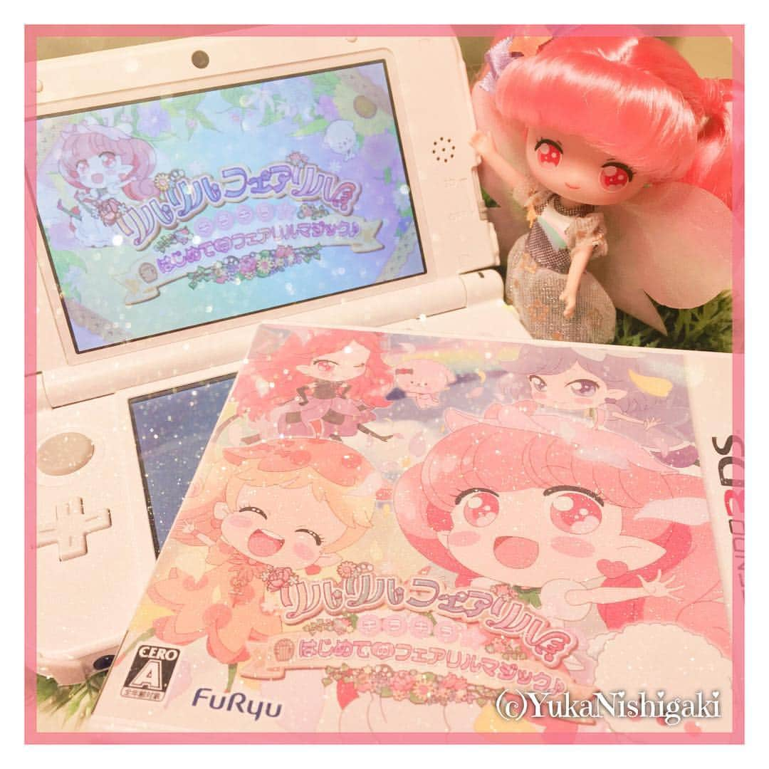 西墻由香のインスタグラム：「『リルリルフェアリル キラキラ☆はじめてのフェアリルマジック♪』 本日発売リル〜*ଘ(੭*ˊᵕˋ)੭* ੈ✩‧₊˚ 私も早速#マイフェアリル をつくって、#りっぷ ちゃん達と一緒に#魔法 の練習中です♪ http://www.cs.furyu.jp/rilurilufairilu/ #リルリル #rilurilufairilu #フェアリルみつけた #フェアリル #フェアリルドール #リルリルフェアリル #sanrio #furyu #segatoys #pink #kawaii #japanesedoll #game #fairy #ゆめかわいい」