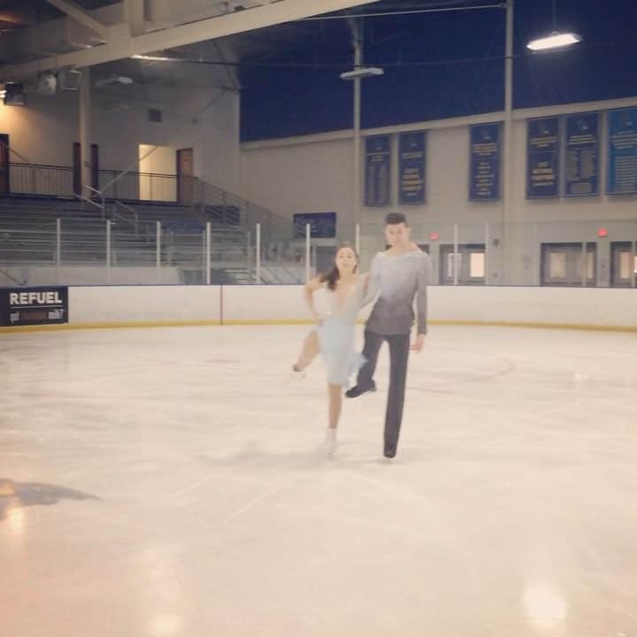 アナスタシア・カヌーシオのインスタグラム：「Our free dance this season is dedicated to every person that has lost someone in their lives...even though it may not feel like you can pull through, the ones you love are always watching over you. "For all we know, all we have is time"  We can't wait for all of you to see our programs at our Grand Prix debut in China!」